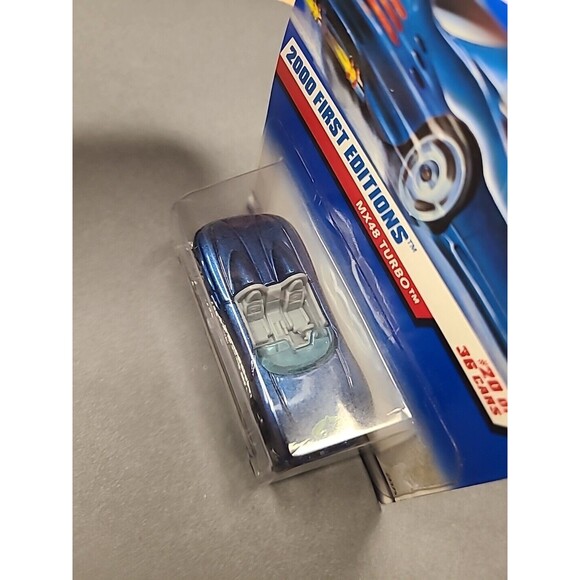 Vintage NOS NEW 2000 Hot Wheels #080 MX48 Turbo First Editions 20 of 36 PR5 - Picture 4 of 5